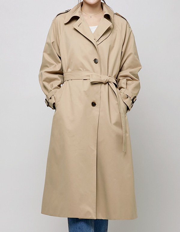 [STEADY] Classic over trench coat